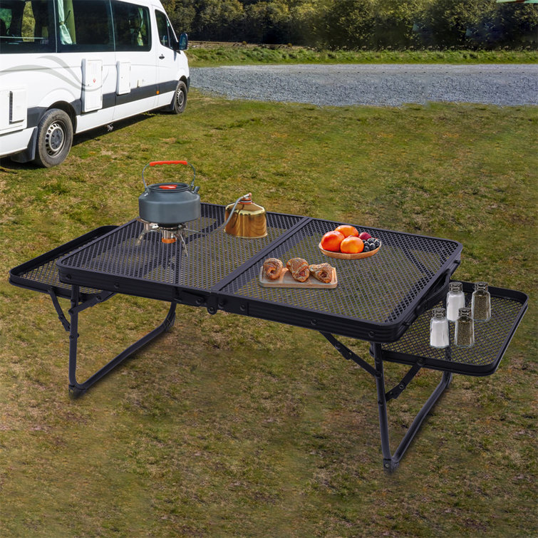 Low folding best sale camping table